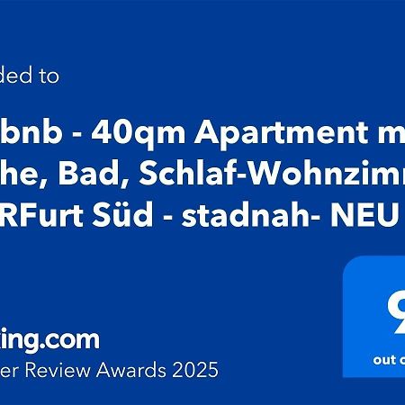 Erfbnb - 40Qm Apartment Mit Kueche, Bad, Schlaf-Wohnzimmer In Erfurt Sued - Stadnah- Wlan Екстериор снимка