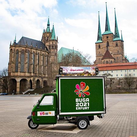 Erfbnb - 40Qm Apartment Mit Kueche, Bad, Schlaf-Wohnzimmer In Erfurt Sued - Stadnah- Wlan Екстериор снимка